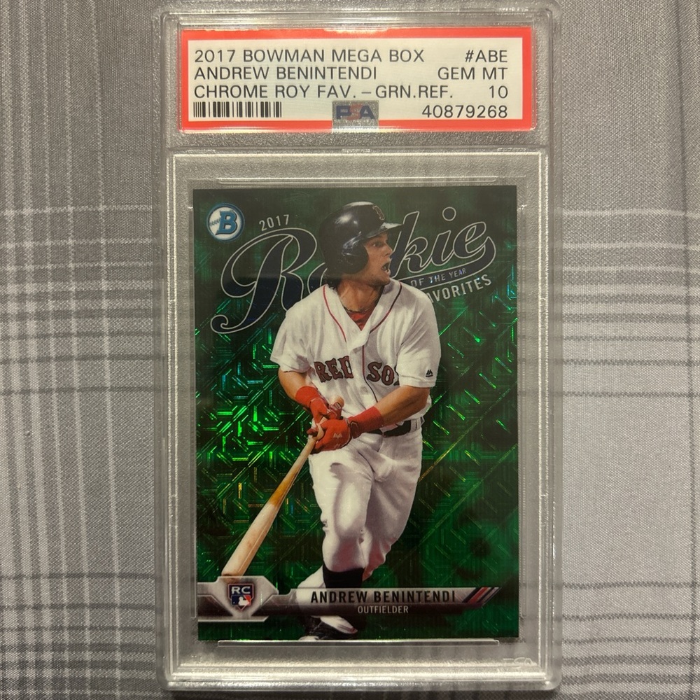 Topps Baseball Card Andrew Benintendi RC PSA 10 /99